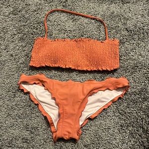 Two piece bathing suit